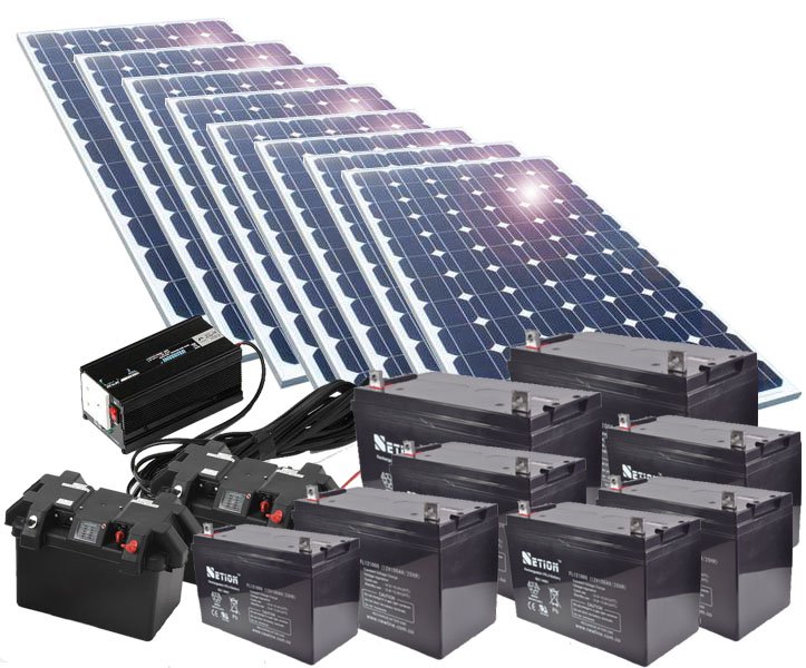 Kit de energía solar 2000W