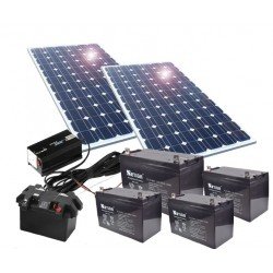 IluminArte - KITS SOLARES RURALES kit 100W: panel solar