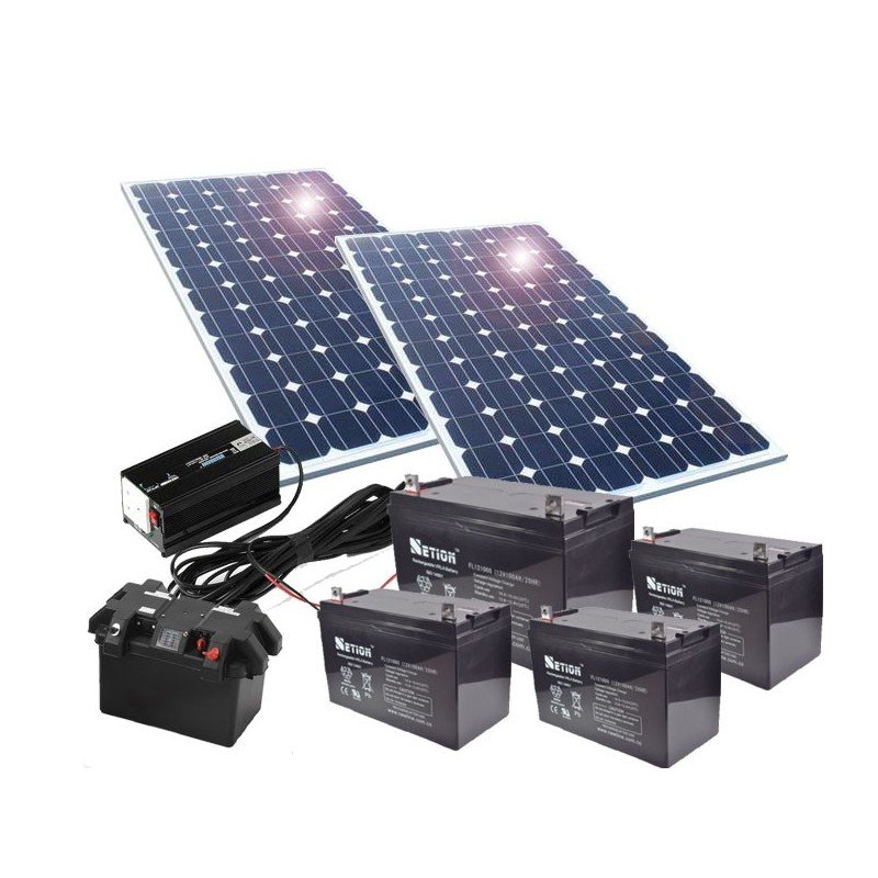 Kit de energía solar 500W