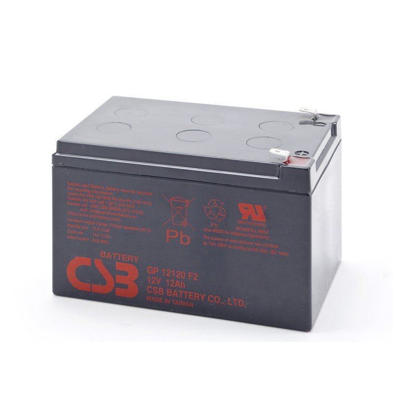 DISTRIBUCION Baterias csb GP 12120 F2 battery 12v 12ah agm y gel